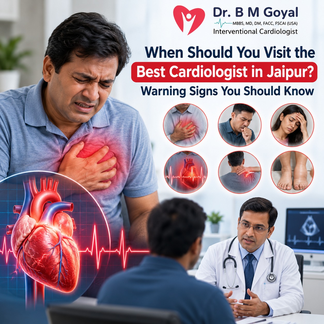 When Should You Visit the Best Cardiologist in Jaipur? Warning Signs You Should Know