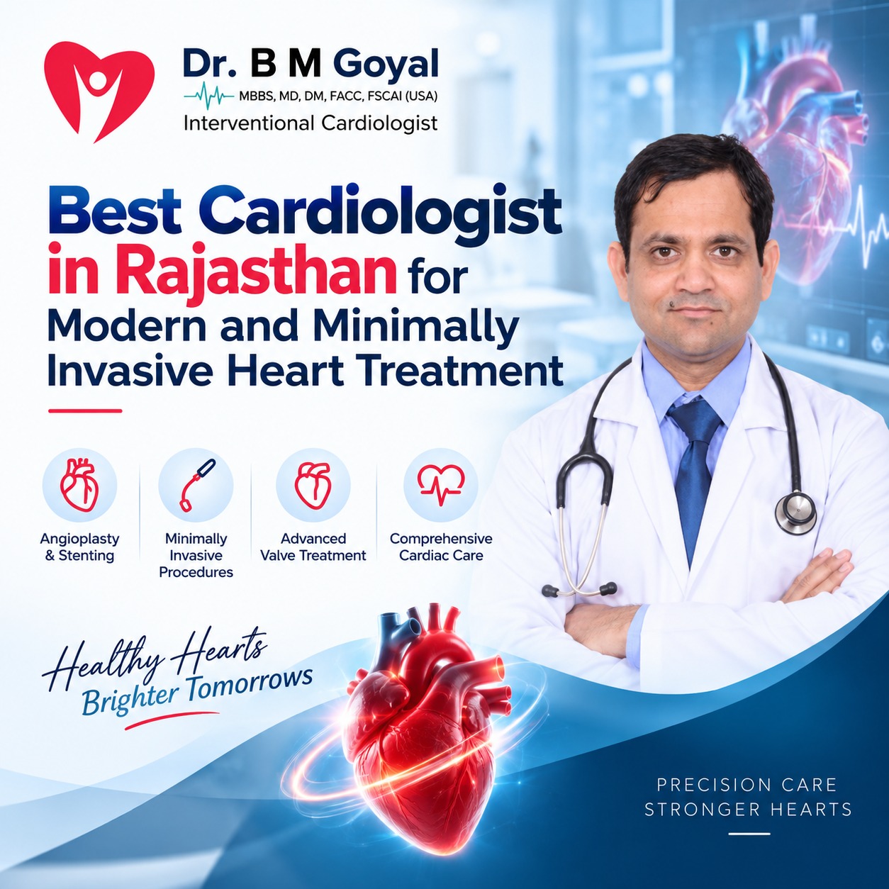 Best Cardiologist in Rajasthan for Modern and Minimally Invasive Heart Treatment